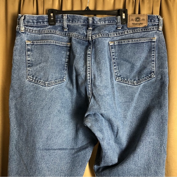 Wrangler Denim Levi Blue Jeans - 42x30 - Picture 5 of 10